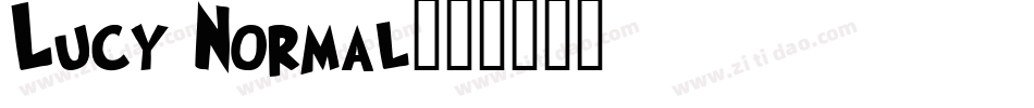 Lucy Normal字体转换